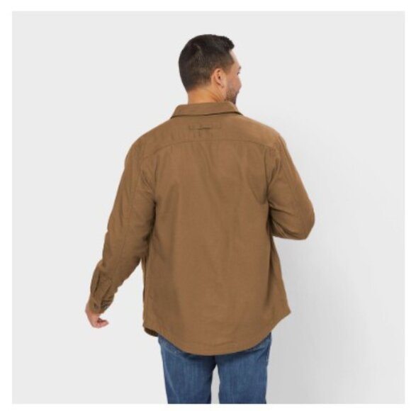 NWT DULUTH Canvas Coolmax FIRE HOSE RELAXED FIT long sleeve BROWN 3XL - Picture 2 of 10